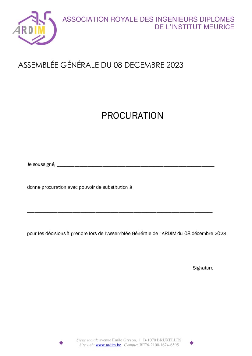 AG Décembre 2023