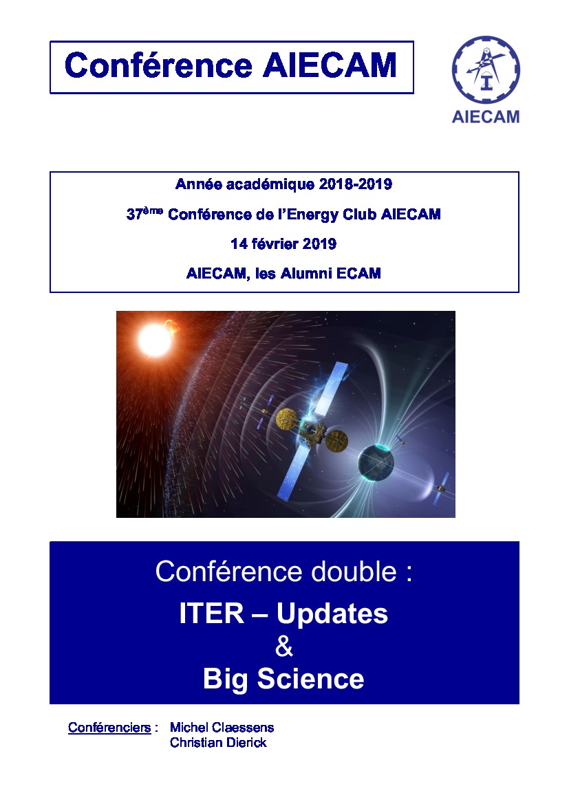Conférence AIECAM - ITER & big Science
